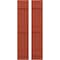 Ekena Millwork Americraft 3-Board, 3 Batten Exterior Real Wood Joined Board-n-Batten Shutters, ARW401BB311X77CLH, PR ARW401BB311X77CLH - alternate 1